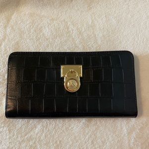 Michael Kors Leather Wallet Black